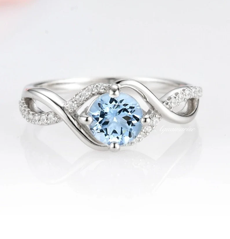 Bague femme argentée, zircon cubique – Vente Flash Bijoux