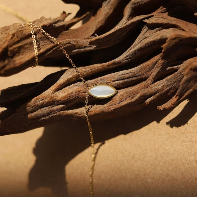 Collier femme doré, nacre – Vente Flash Bijoux