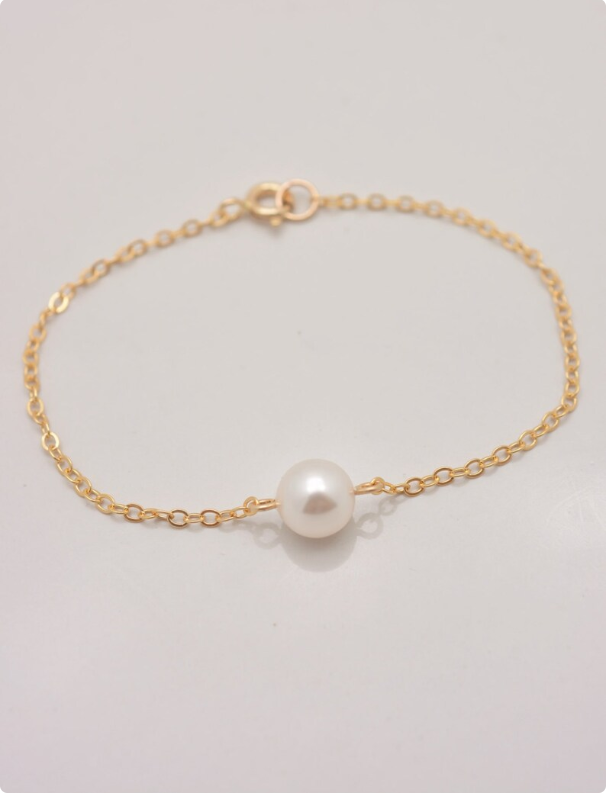 Bracelet femme doré, perles, graphique – Vente Flash Bijoux