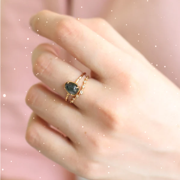 Bague femme dorée, ajustable – Vente Flash Bijoux