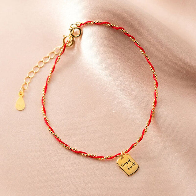Bracelet femme argenté, chaîne, perles, graphique – Vente Flash Bijoux