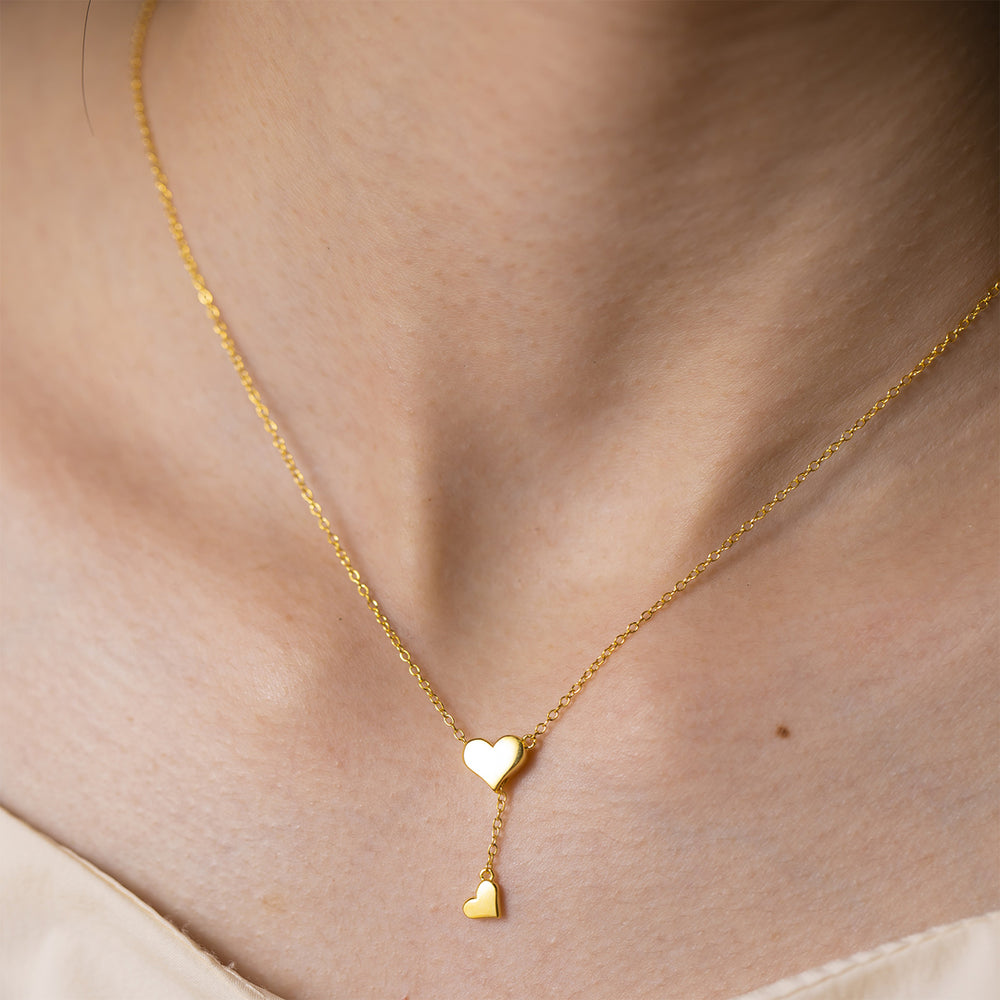 Collier femme doré ou argenté, romantique – Vente Flash Bijoux