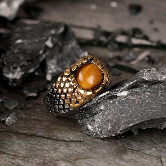 Bague homme argentée, chic – Vente Flash Bijoux