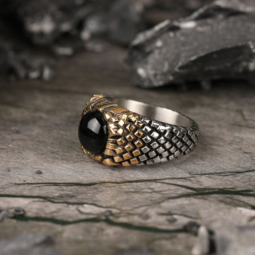 Bague homme argentée, chic – Vente Flash Bijoux