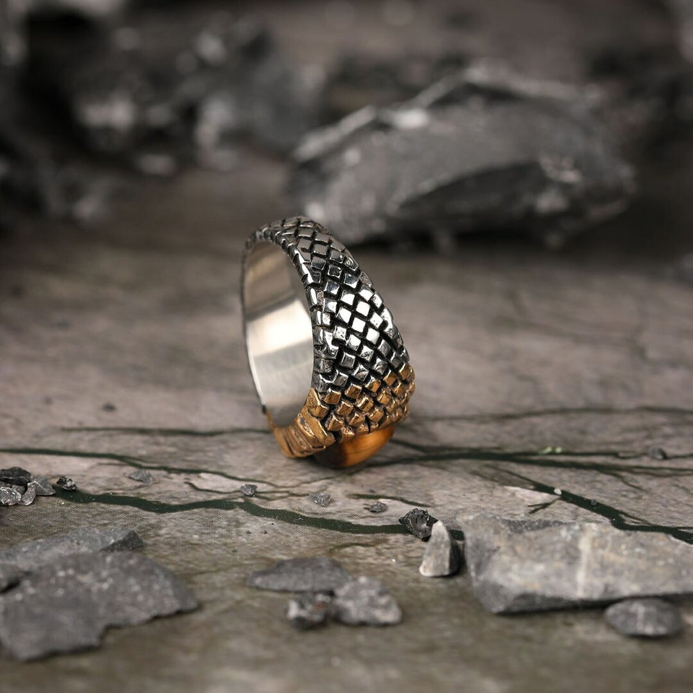 Bague homme argentée, chic – Vente Flash Bijoux