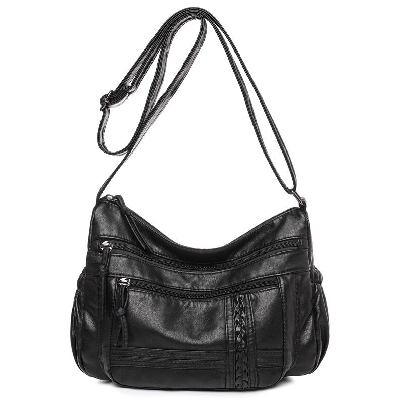 Sac bandoulière, en cuir, vintage, minimaliste – Vente Flash Bijoux