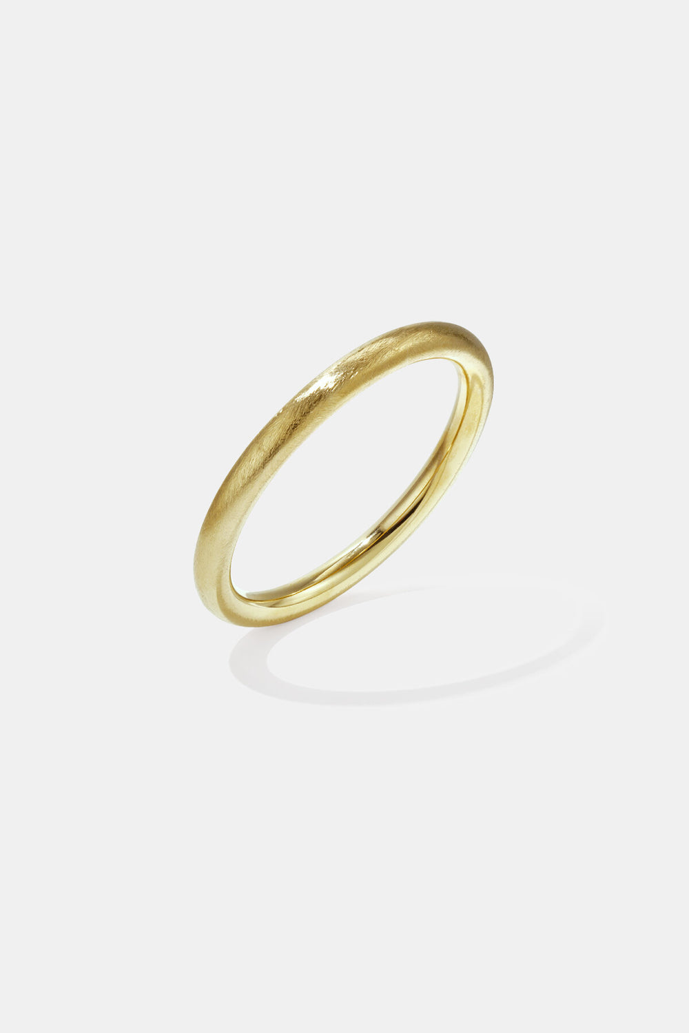 Bracelet jonc épais arrondi doré Lumé en acier inoxydable