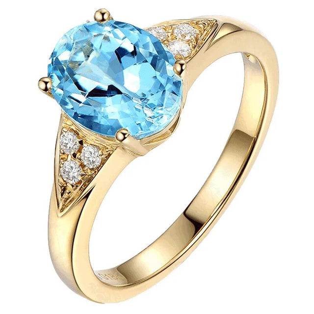 Bague femme dorée, zircon cubique, ajustable, raffiné – Vente Flash Bijoux