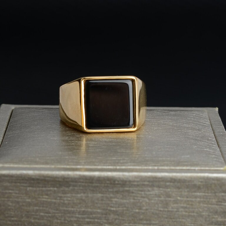 Bague homme argentée, chic, graphique – Vente Flash Bijoux