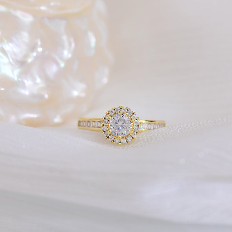 Bague femme dorée, zircon cubique, ajustable, raffiné, minimaliste – Vente Flash Bijoux