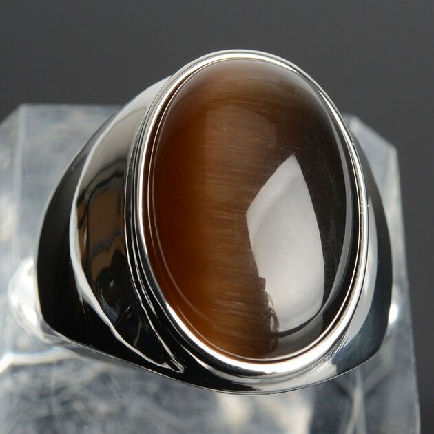 Bague femme dorée, chat, opale – Vente Flash Bijoux
