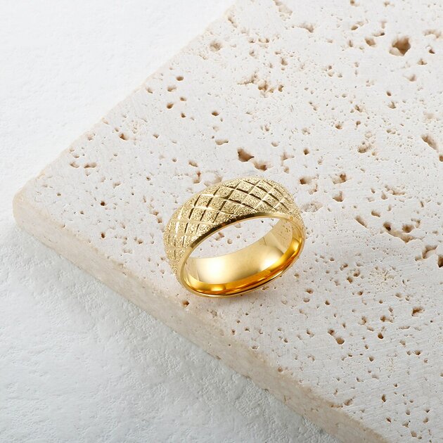 Bague femme dorée, chic, intemporel – Vente Flash Bijoux