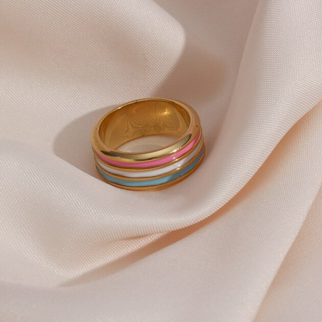 Bague femme dorée, raffiné, élégant – Vente Flash Bijoux