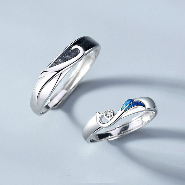 Bague femme argentée, zircon cubique, ajustable, romantique – Vente Flash Bijoux