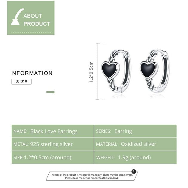 Boucles d'oreilles argentées, cœur – Vente Flash Bijoux
