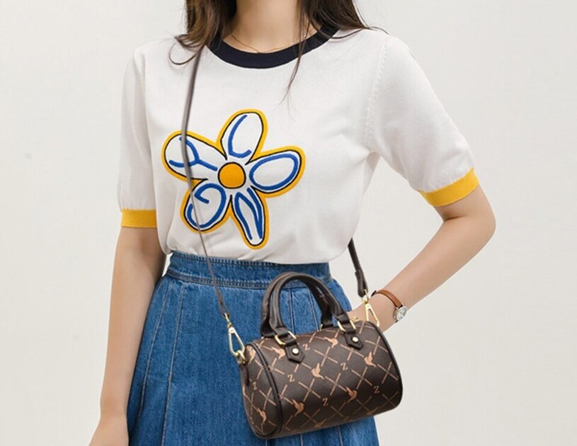 Sac bandoulière, en cuir, intemporel, vintage – Vente Flash Bijoux