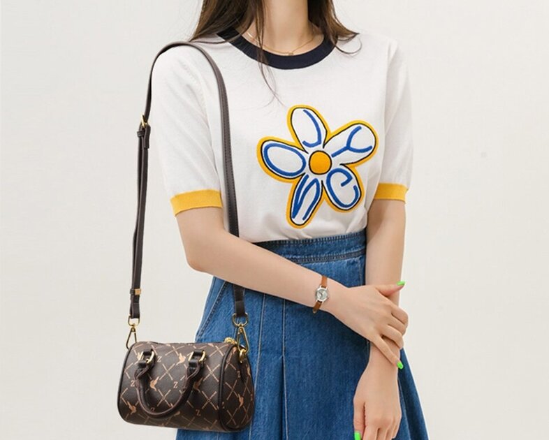 Sac bandoulière, en cuir, intemporel, vintage – Vente Flash Bijoux