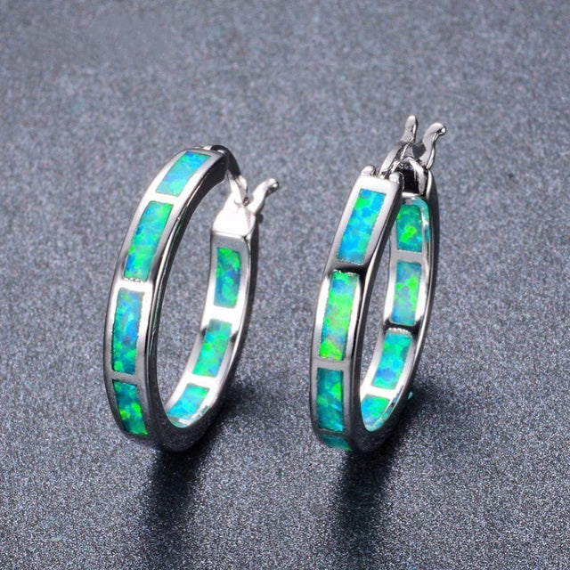 Boucles d'oreilles opale – Vente Flash Bijoux