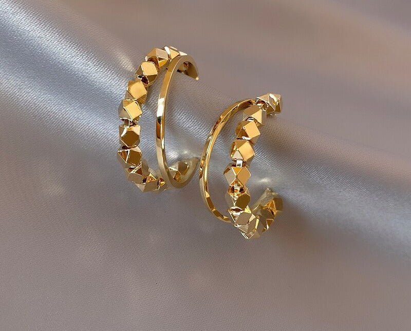 Boucles d'oreilles dorées ou argentées – Vente Flash Bijoux
