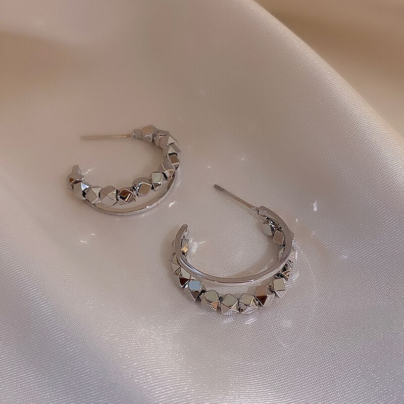 Boucles d'oreilles dorées ou argentées – Vente Flash Bijoux
