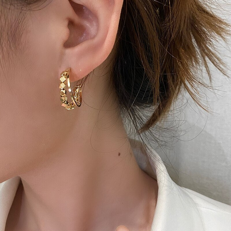 Boucles d'oreilles dorées ou argentées – Vente Flash Bijoux