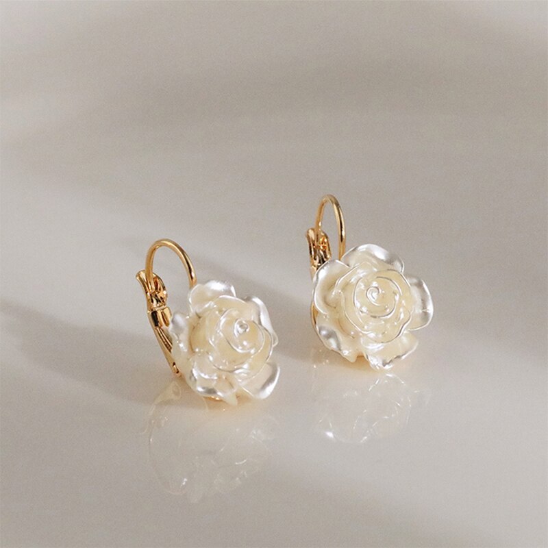 Boucles d'oreilles fleur, élégant – Vente Flash Bijoux