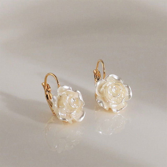 Boucles d'oreilles fleur, élégant – Vente Flash Bijoux