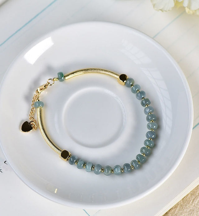 Bracelet femme doré, perles, raffiné, vintage – Vente Flash Bijoux