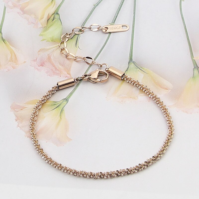 Bracelet femme doré, chaîne, chic – Vente Flash Bijoux