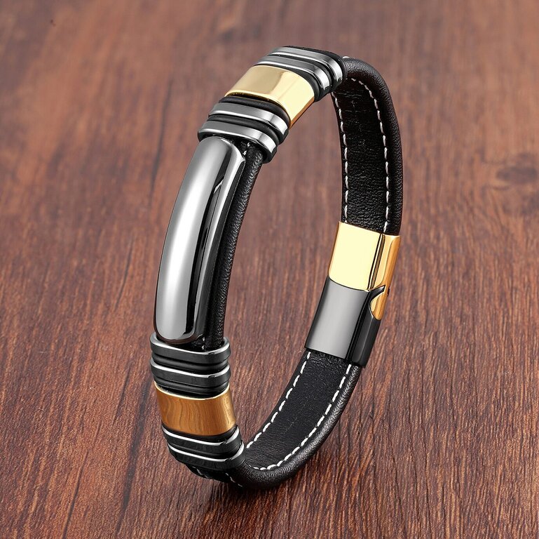 Bracelet homme acier inoxydable, chaîne, raffiné – Vente Flash Bijoux