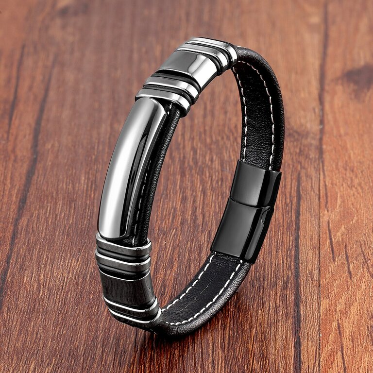 Bracelet homme acier inoxydable, chaîne, raffiné – Vente Flash Bijoux