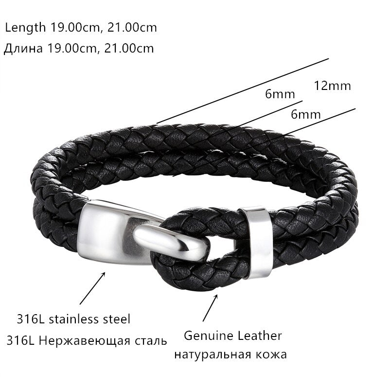 Bracelet homme acier inoxydable, couronne – Vente Flash Bijoux