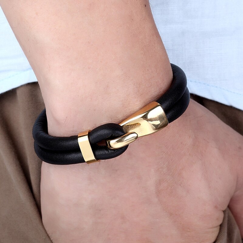 Bracelet homme acier inoxydable, couronne – Vente Flash Bijoux