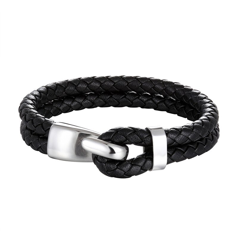 Bracelet homme acier inoxydable, couronne – Vente Flash Bijoux