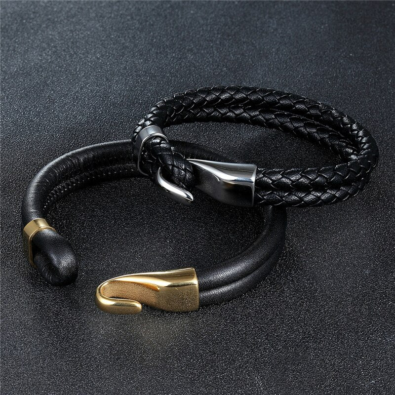 Bracelet homme acier inoxydable, couronne – Vente Flash Bijoux