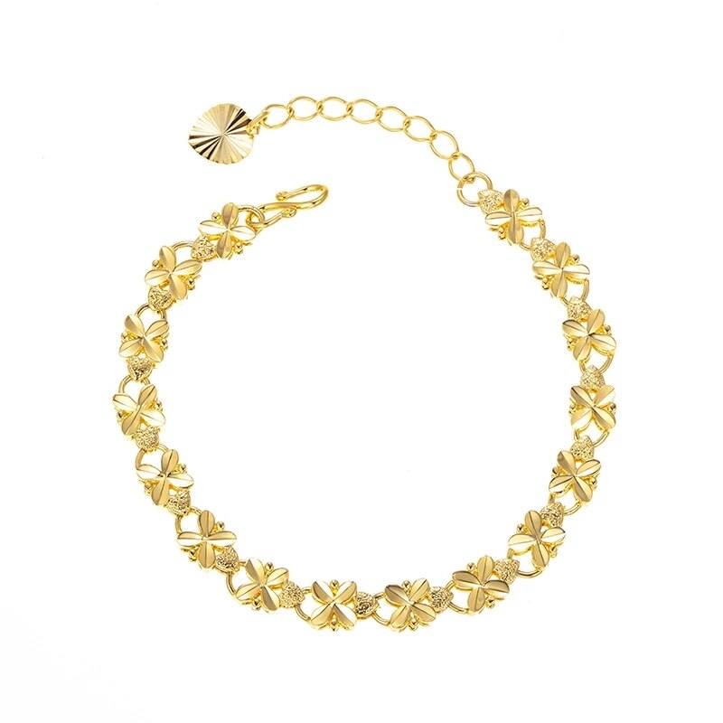 Bracelet femme doré, chaîne, raffiné – Vente Flash Bijoux