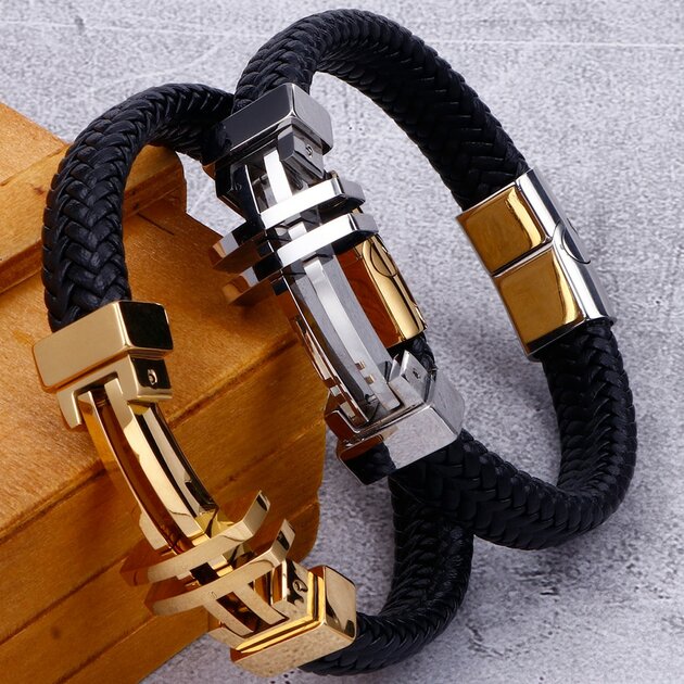 Bracelet homme acier inoxydable, chaîne, raffiné, tendance – Vente Flash Bijoux