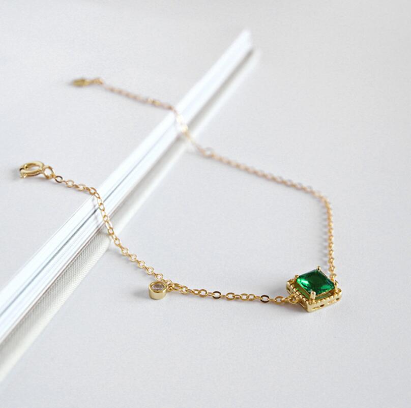 Bracelet femme doré, zircon cubique, raffiné, délicat – Vente Flash Bijoux