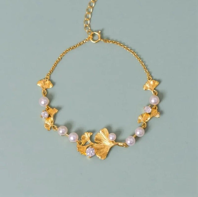 Bracelet femme doré, perles – Vente Flash Bijoux