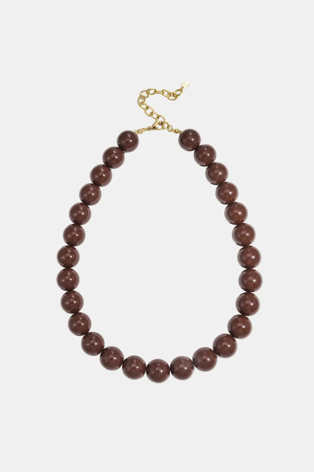 Stylish Resin Beaded Necklace for Everyday Wear