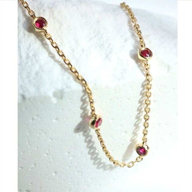 Bracelet femme doré, chaîne, zircon cubique – Vente Flash Bijoux