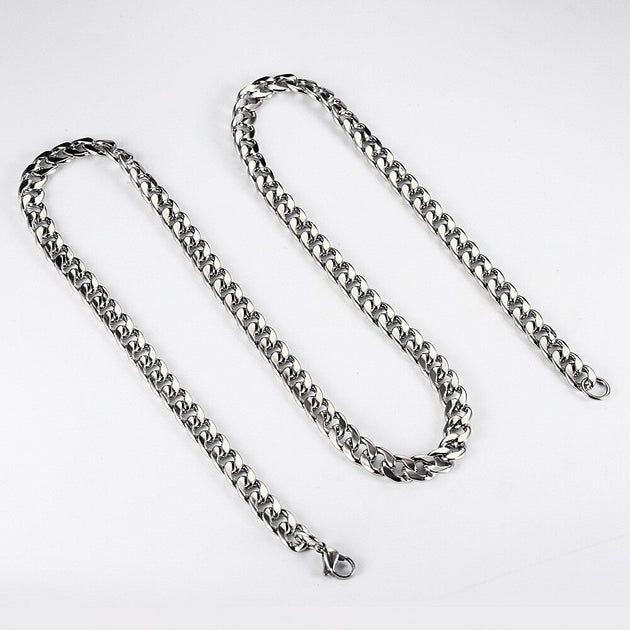 Collier homme acier inoxydable, chaîne, raffiné – Vente Flash Bijoux