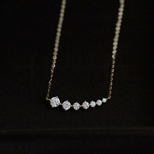 Collier femme doré, zircon cubique, intemporel – Vente Flash Bijoux