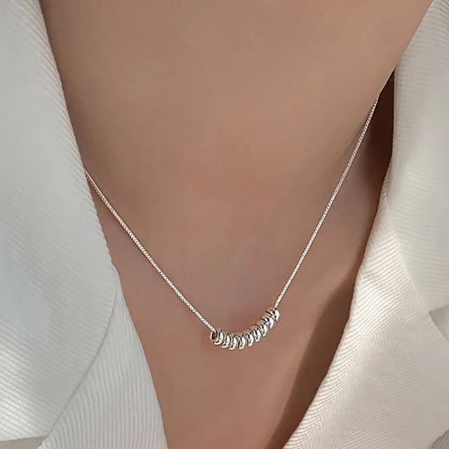 Collier femme argenté – Vente Flash Bijoux