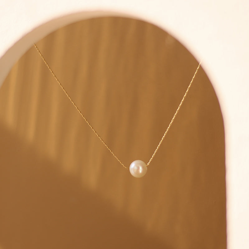 Collier femme doré, perles, élégant, délicat – Vente Flash Bijoux
