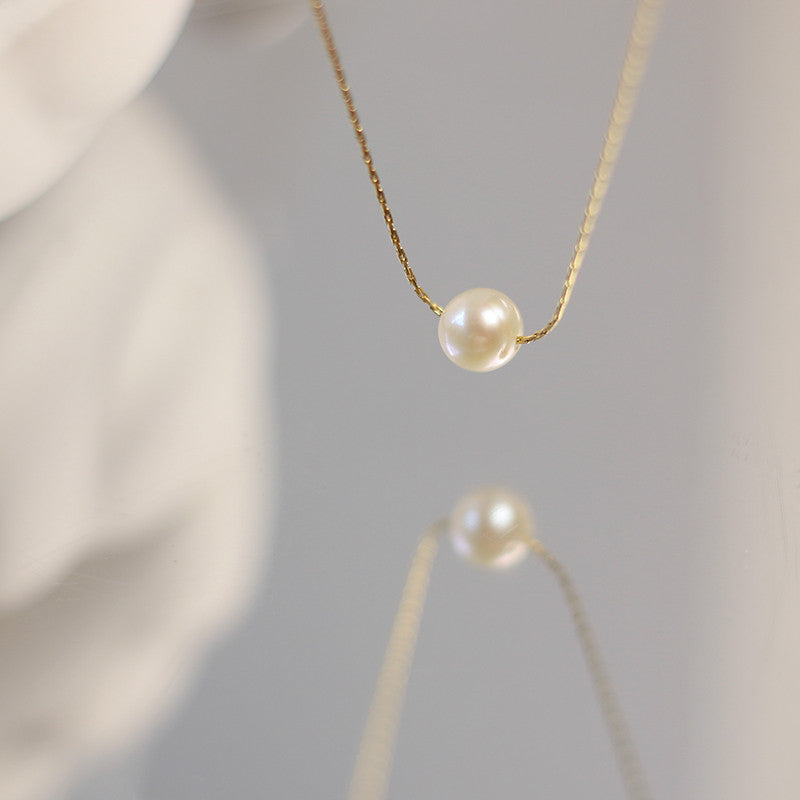Collier femme doré, perles, élégant, délicat – Vente Flash Bijoux