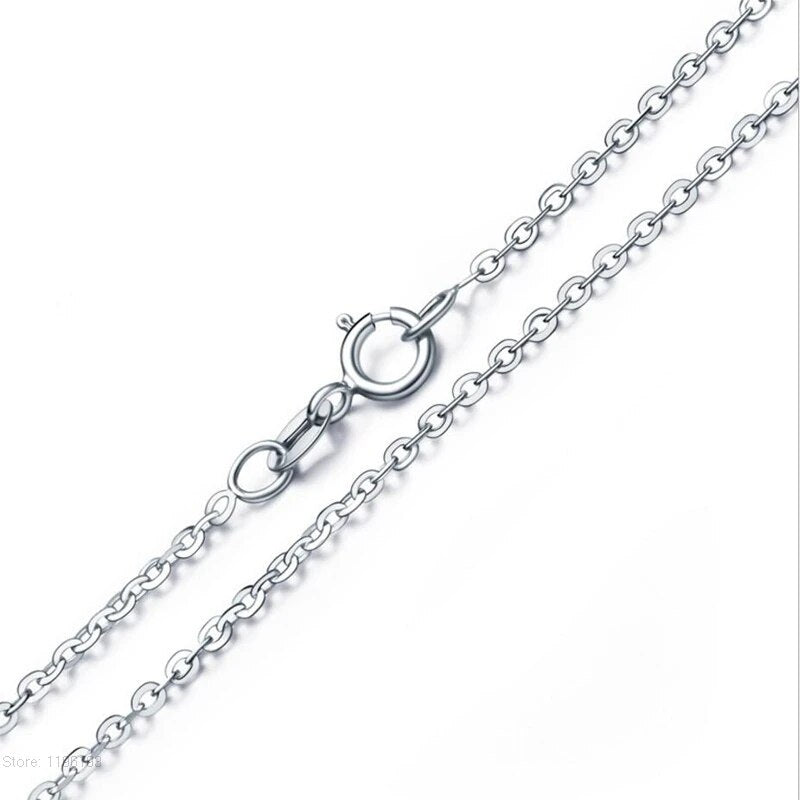 Collier femme argenté, zircon cubique – Vente Flash Bijoux