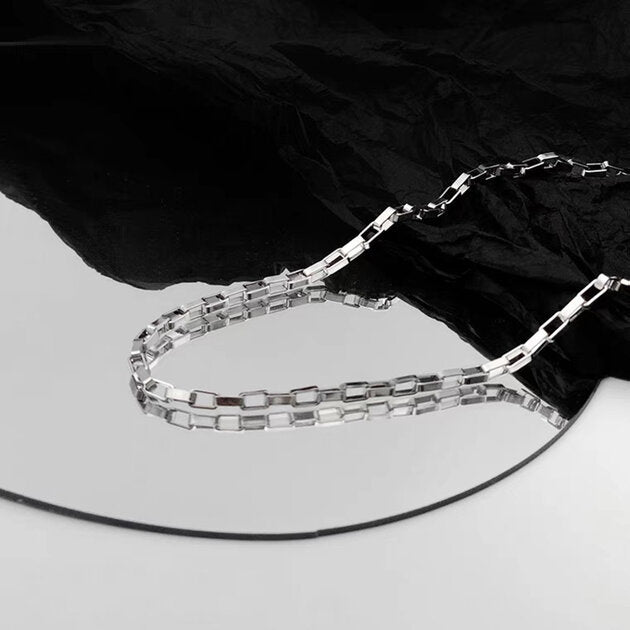 Collier homme acier inoxydable, chaîne, vintage – Vente Flash Bijoux