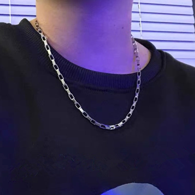 Collier homme acier inoxydable, chaîne, vintage – Vente Flash Bijoux