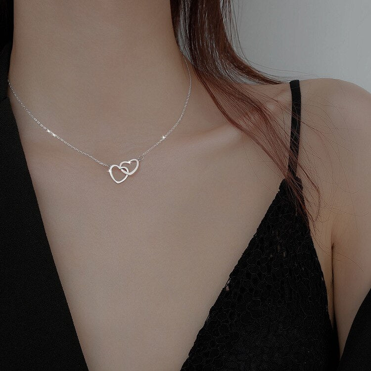 Collier femme doré, cœur, romantique – Vente Flash Bijoux